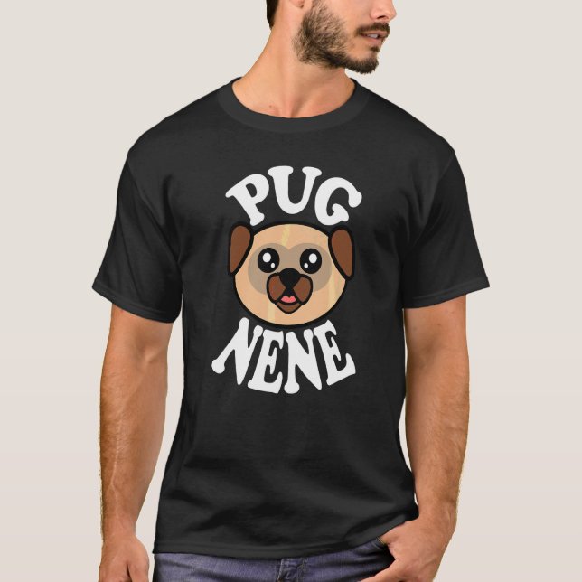 Süßer Pug Nene T-Shirt (Vorderseite)