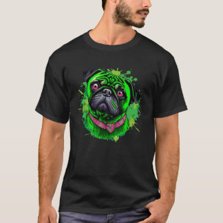 Süßer Pug St. Patrick's Day T-Shirt