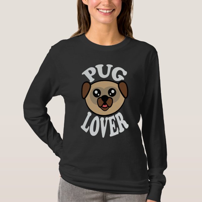 Süßer Pug   T-Shirt (Vorderseite)
