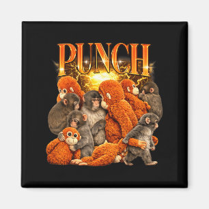 Süßer Punch der Affe Kuschel-Stofftiere Magnet