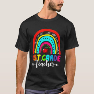 Süßer Regenbogen 1. Klasse Lehrer Lustig Zurück zu T-Shirt