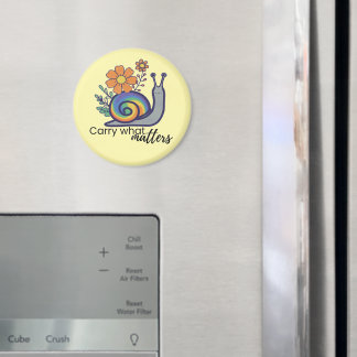Süßer Regenbogen-Schneckenmagnet, Retro, Küchendek Magnet