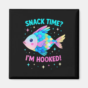 Süßer Regenbogen-Schuppen-Fisch Kawaii Cartoon-Oze Magnet