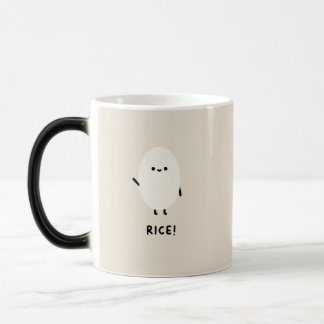 süßer Reis-Charakter minimal kawaii lustiger Reis Verwandlungstasse
