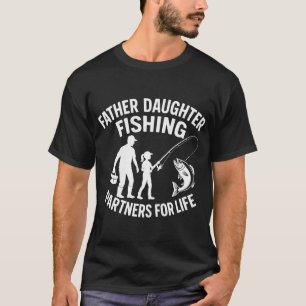 Süßer Retro-Frosch Fischen im Koi-Teich Abzeichen T-Shirt