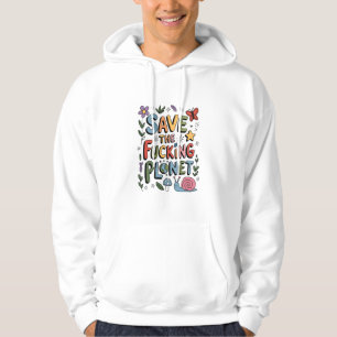 Süßer Retter des Planeten Umwelt Eco-Krieger Hoodie