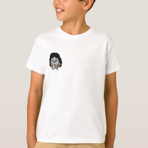 Süßer Rockstar spielt Gitarre Charakter Kinder T-Shirt