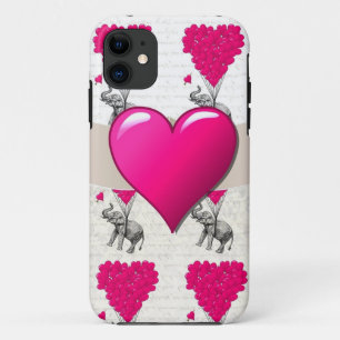 süßer romantischer rosa Elefant Case-Mate iPhone Hülle