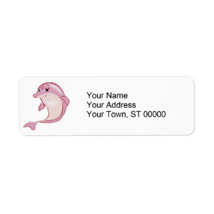 süßer rosa Delfin