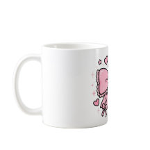 Süßer Rosa-Oktopus-Kaffeebecher – Bezauberndes Mee