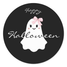 SÜßER ROSAFARBENER HALLOWEEN-GEIST