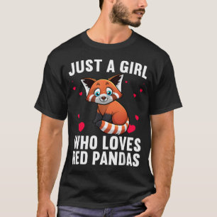 Süßer Roter Panda Roter Panda T-Shirt