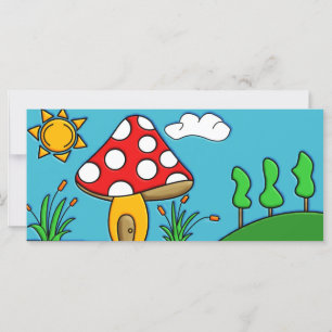 süßer roter Pilz