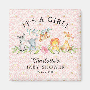 Süßer Safari-Tier-Babyparty-Bevorzugungs-Magnet Magnet