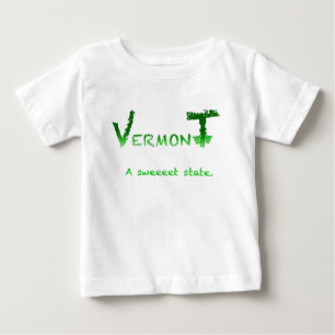 Süßer Säuglings-T - Shirt Vermonts