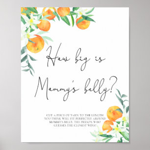 Süßer Schatz, wie groß ist Mamas Bauch Spiel Poster