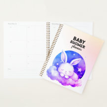 Süßer Schlafender Hase Baby Shower