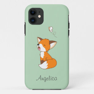 Süßer schlafender kleiner Fuchs iPhone 11 Hülle