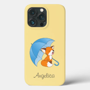 Süßer schlafender kleiner Fuchs unter einem Regens Case-Mate iPhone Hülle