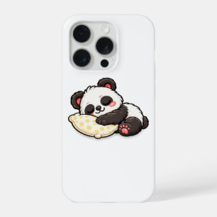 Süßer schlafender Panda mit Kissen iPhone 15 Pro Hülle