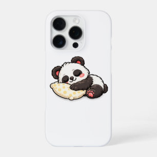 Süßer schlafender Panda mit Kissen iPhone 16 Pro Hülle