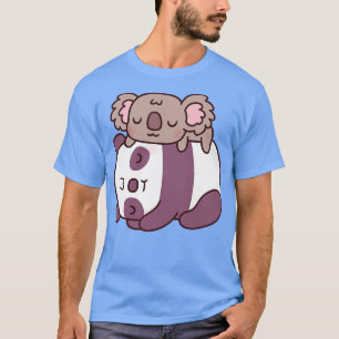 Süßer schlafender Panda und Koala-Bär T-Shirt