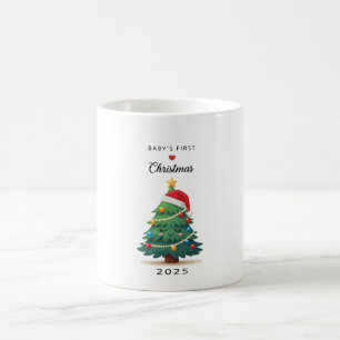 Süßer Schlafender Weihnachtsbaum Baby's erstes Kaffeetasse