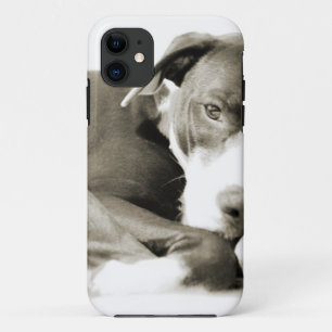 süßer schläfriger fauler Pitbull-Hund Case-Mate iPhone Hülle