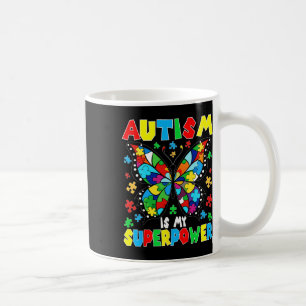 Süßer Schmetterling Autismus ist meine Superkraft  Kaffeetasse