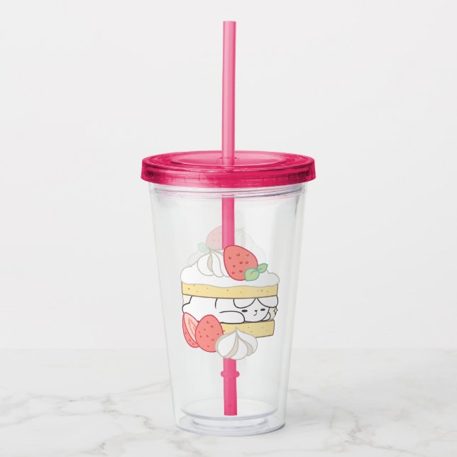 Süßer Schnaps: Buniberry Shortcake Delight Acryltrinkbecher (Vorderseite)