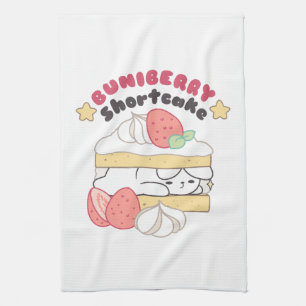 Süßer Schnaps: Buniberry Shortcake Delight Geschirrtuch