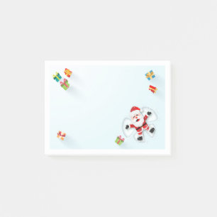 Süßer Schnee-Engel Weihnachtsmann Weihnachten Post-it Klebezettel