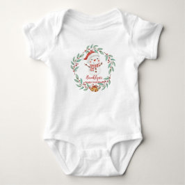 Süßer Schneemann Weihnachten Winter ONEderland Geb Baby Strampler