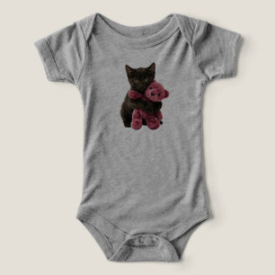 Süßer schwarzer Katz-Teddybär