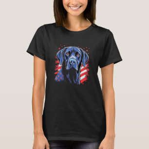 Süßer schwarzer Lab Schwarzer Labrador Retriever W T-Shirt