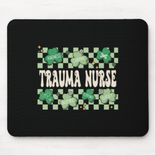 Süßer Shamrock St. Patrick's Day Retro Glück Traum Mousepad