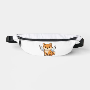 Süßer Shiba Inu Engel Cartoon Hund Glück Bauchtasche