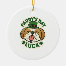 Süßer Shih Tzu Glücklicher Leprechaun St.Patricks