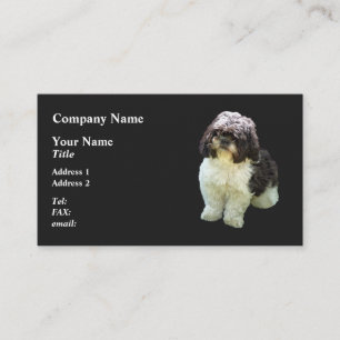 Süßer Shih Tzu Welpe Visitenkarte
