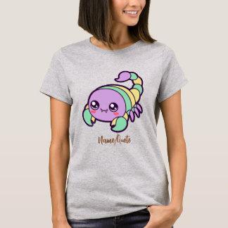 Süßer Skorpion niedlicher Pastell-Cartoon T-Shirt