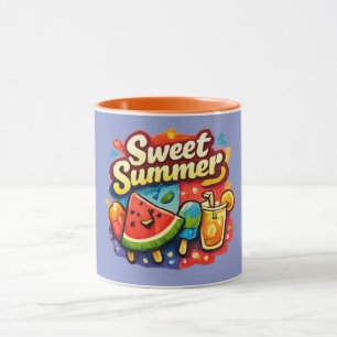 Süßer Sommer – Süßes Sonnenschein-Grafik Tasse