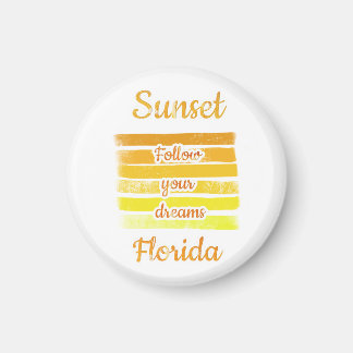 Süßer Sonnenuntergang in Florida Magnet