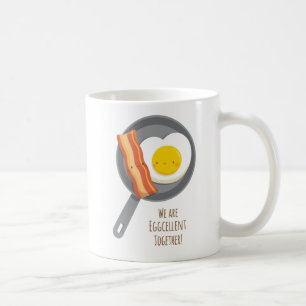 Süßer Speck und Ei Ei-x-travagantes Liebes-Wortspi Kaffeetasse