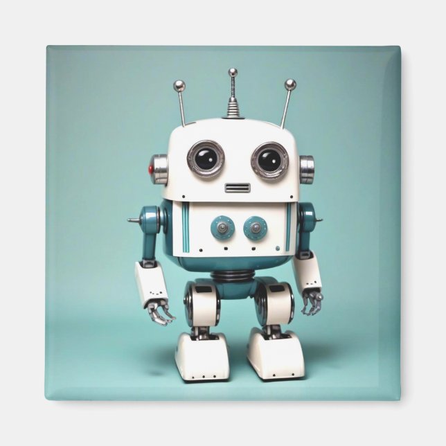 Süßer Spielzeug-Roboter-Magnet Magnet (Vorne)