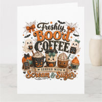 Süßer spooky Geist Kaffeeliebhaber Halloween