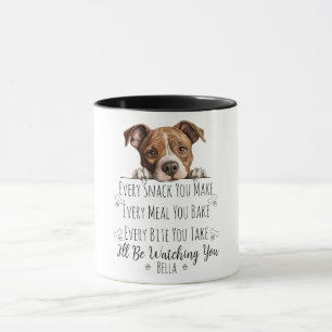 Süßer Staffordshire Hund Lustig Maßgeschneidert Tasse