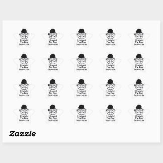 Süßer Sticker für Absolventen 2026 - Ich habe es ü