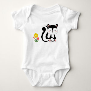 Süßer Stinktier Baby Strampler
