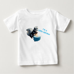 Süßer Stinktier und Kuchen Ich bin ein kleiner Sti Baby T-shirt