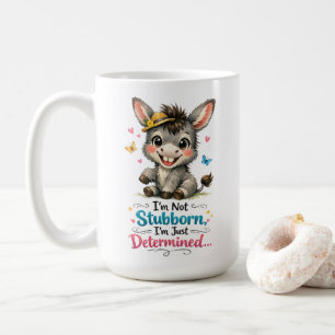 Süßer sturer Maulesel Kaffeetasse